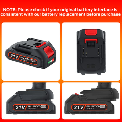 Mini Chainsaw 6 Inch Battery Replacement, 21V Rechargeable Battery, Replacement Battery for Mini Electric Chain Saw